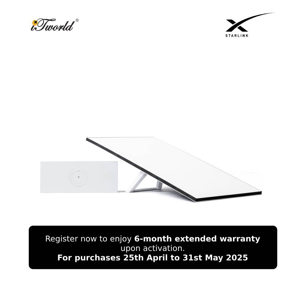 Starlink Standard Kit V4 (Dish, Kickstand, Gen3 Router, Starlink Cable 15m, AC Cable 1.5mPower Supply 1.5m)