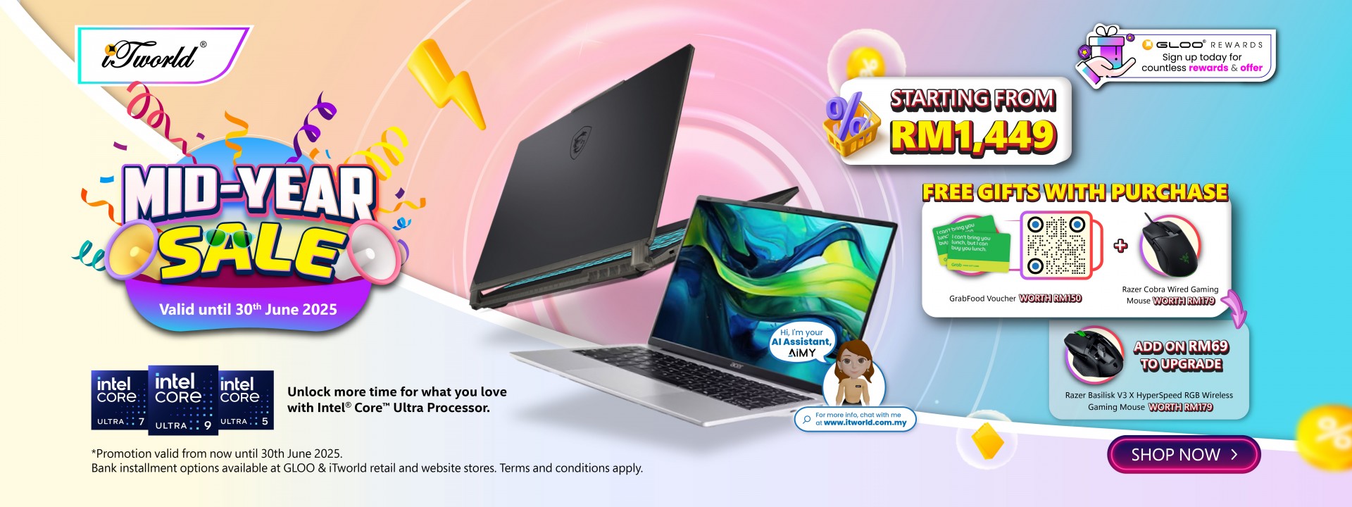 June Laptop Promotion