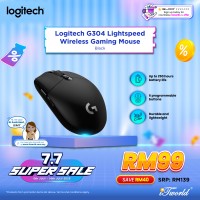Logitech G304 Lightspeed Wireless Gaming Mouse - black 910-005284