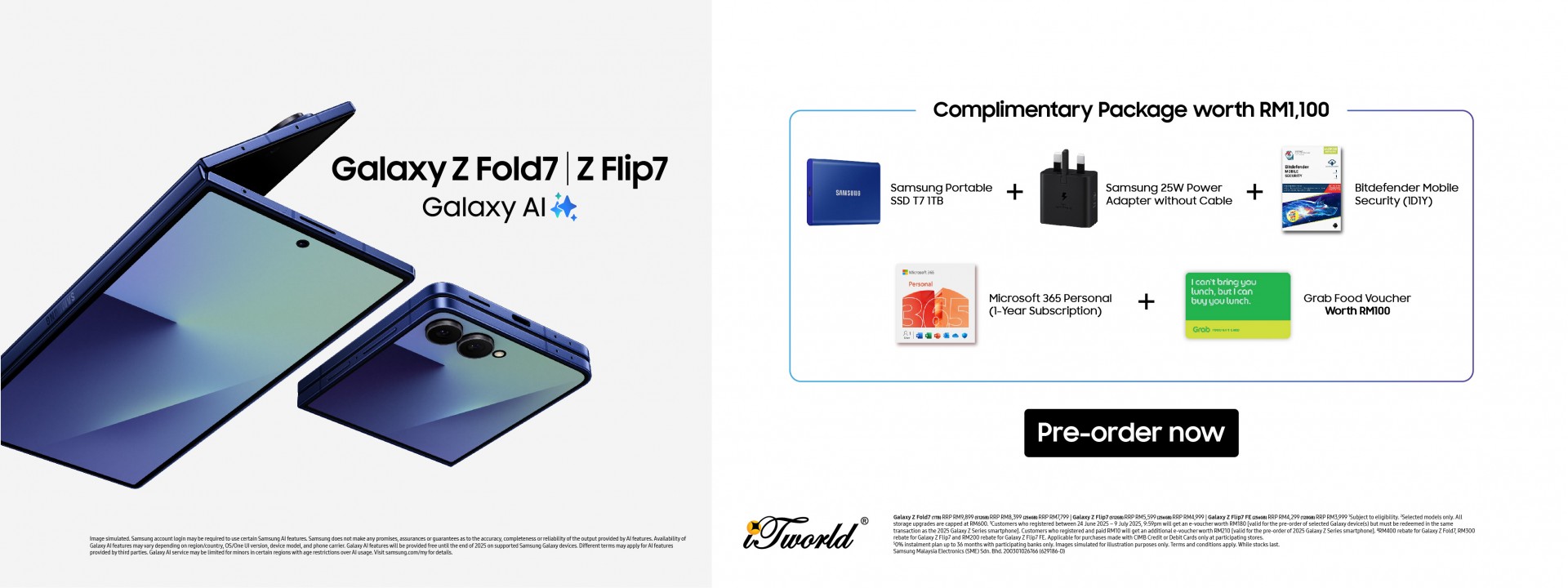 Pre-order Samsung Galaxy Z Flip7 & Fold7