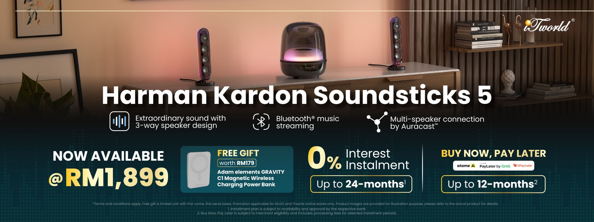 Now Available - Harman Kardon Soundsticks 5
