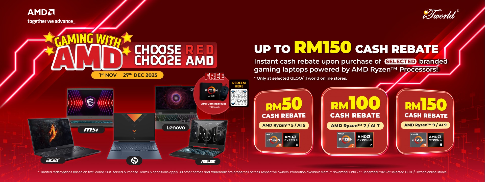 Gaming with AMD: Choose Red Choose AMD