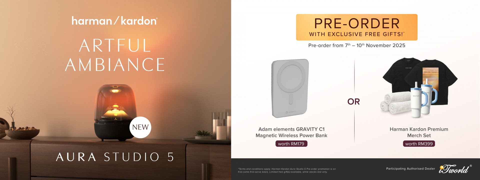 Pre-order Harman Kardon Aura Studio 5