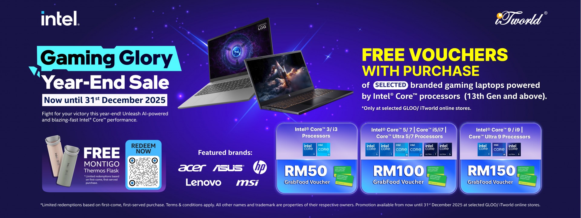 Intel Gaming Glory Year End Sale