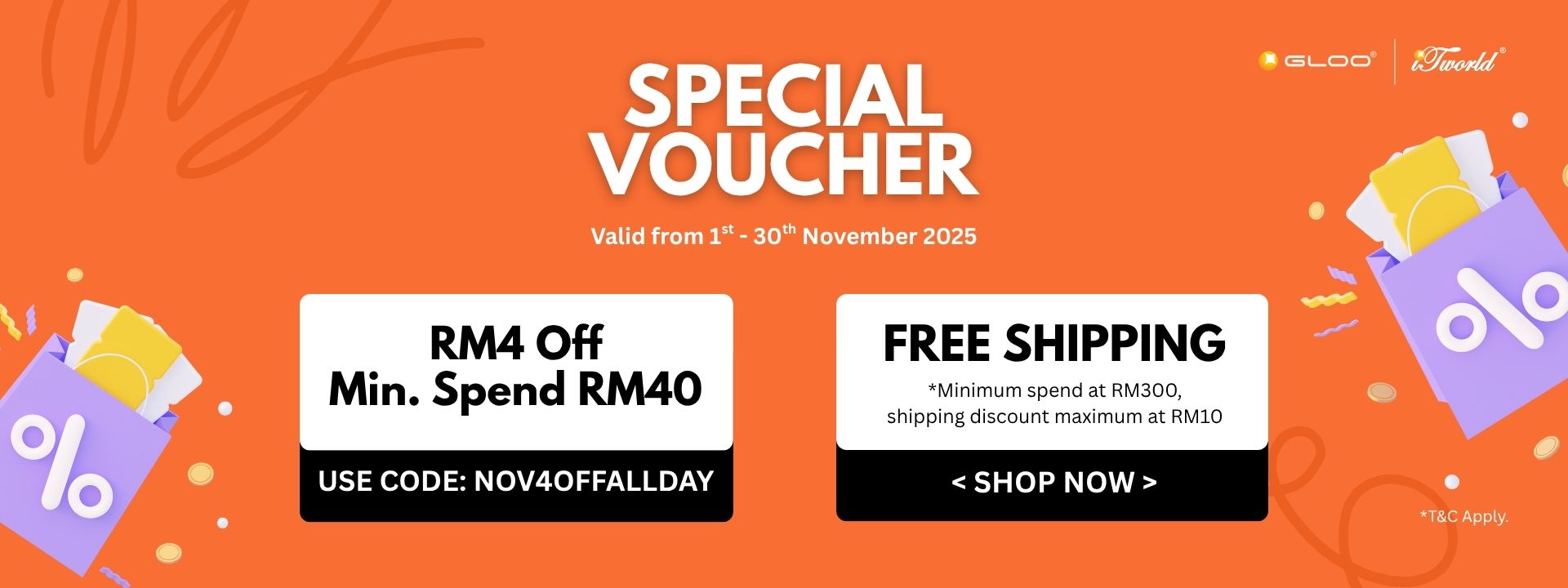 November Special Vouchers