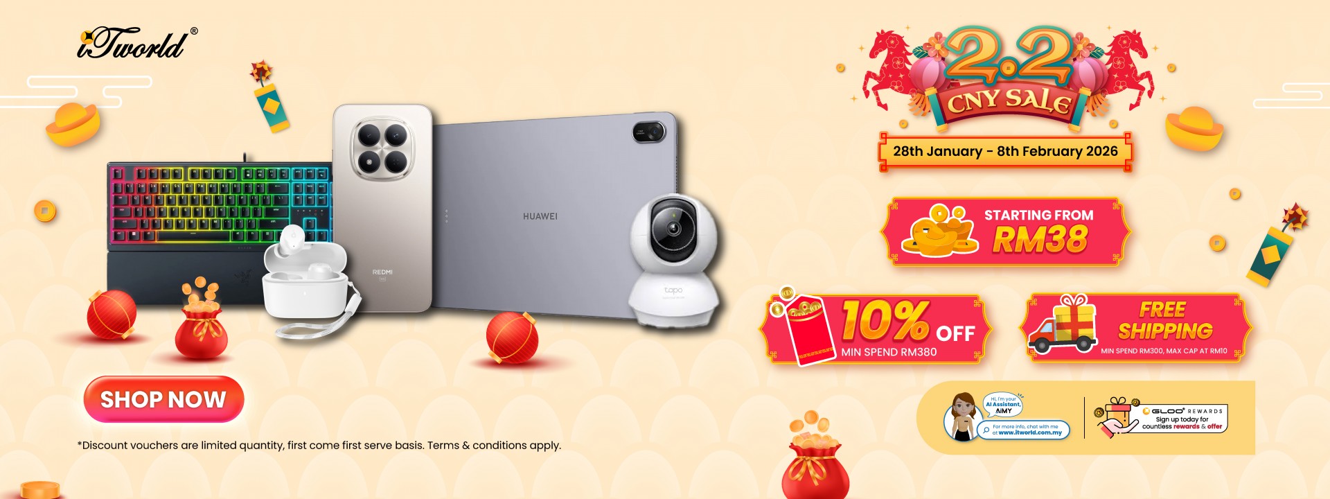 2.2 Chinese New Year Sale