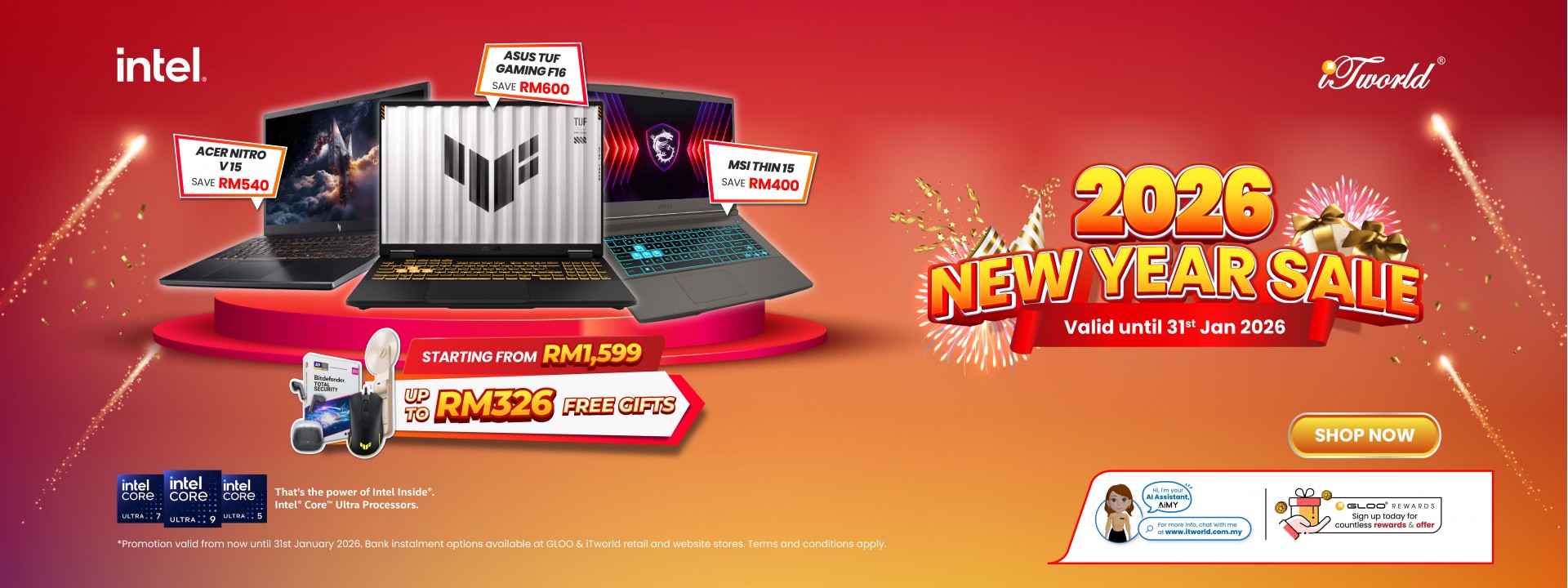 Jan MNC Laptops Promotion