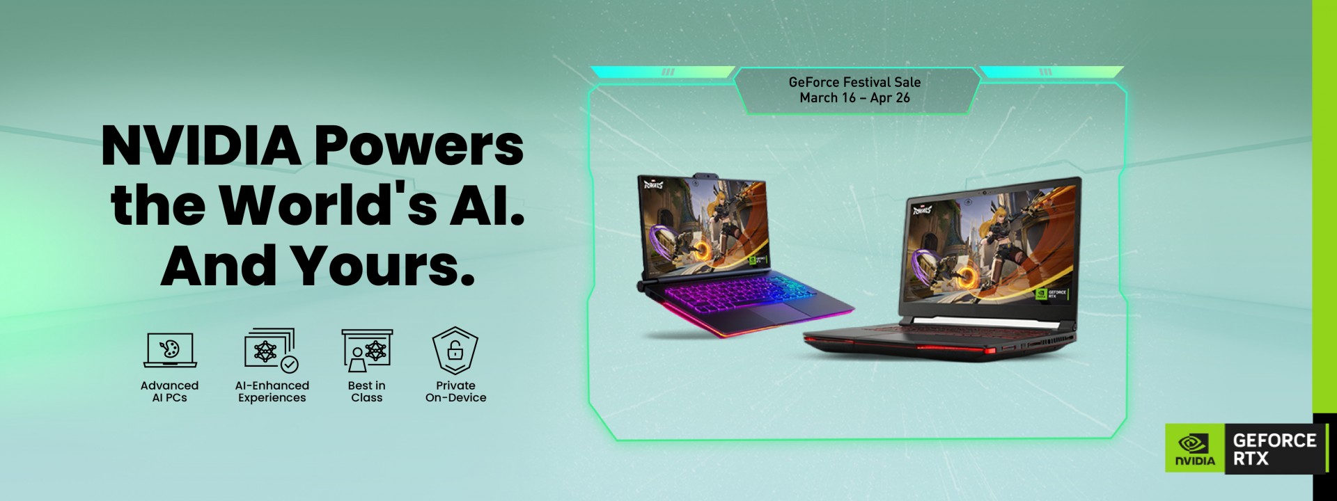 NVIDIA GeForce Festival Sale