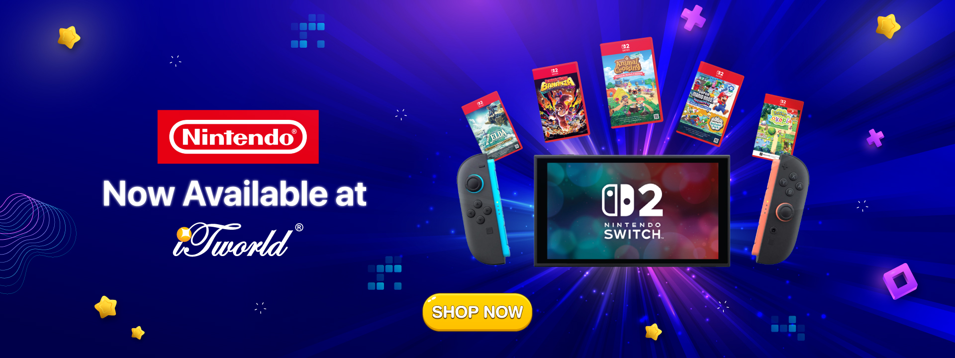 Nintendo is Available now!