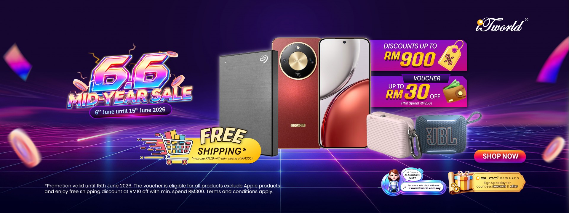 6.6 Mid Year Sale