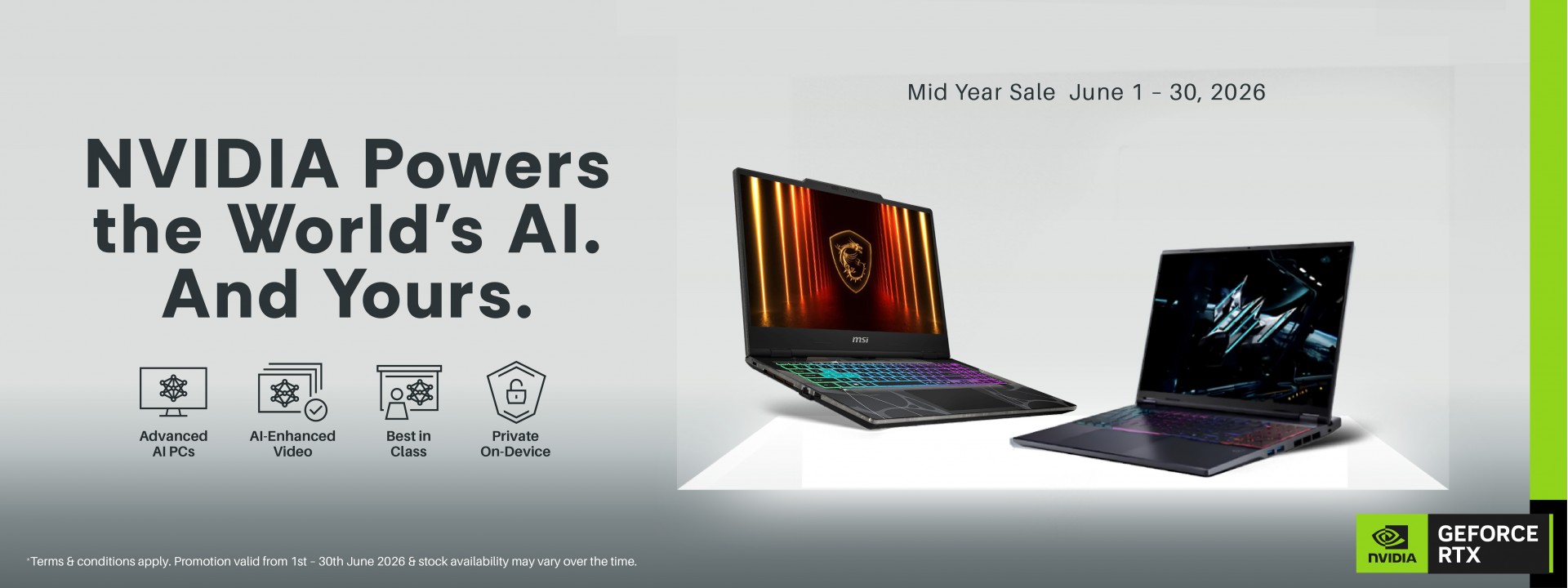 NVIDIA Mid Year Sale
