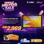Zebra ET45 Enterprise Android Tablets 8" WXGA Display 1D 2D Bluetooth 5.0 WiFi & Cellular (ET45CA-101D1B0-A6)
