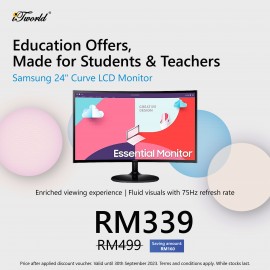 Samsung 24" Curve LCD Monitor LS24C360EAEXXS