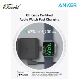 Anker MagGo Wireless Charging Station (Foldable 3-in-1) B2557