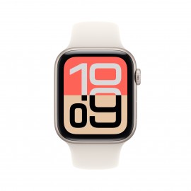 Apple Watch SE 3  GPS + Cellular 44mm  Starlight Aluminium Case with Starlight Sport Band - M/L MEPF4X/A
