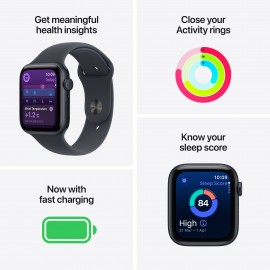 Apple Watch SE 3  GPS + Cellular 44mm  Starlight Aluminium Case with Starlight Sport Band - M/L MEPF4X/A