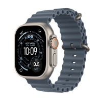 [Pre-order] Apple Watch Ultra 3 GPS + Cellular 49mm Natural Titanium Case with Anchor Blue Ocean Band MEWH4X/A [ETA: 14 Oct onwards]