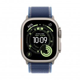 [Pre-order] Apple Watch Ultra 3  GPS + Cellular  49mm  Natural Titanium Case with Blue/Bright Blue Trail Loop - S/M MEWR4X/A [ETA: 14 Oct onwards]