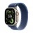 Apple Watch Ultra 3  GPS + Cellular  49mm  Natural Titanium Case with Blue/Bright Blue Trail Loop - ...