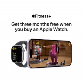 Apple Watch Series 11  GPS + Cellular 46mm  Jet Black Aluminium Case with Black Sport Band - S/M MFC24X/A