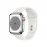 Apple Watch Series 8 GPS + Cellular, 41mm Silver Stainless Steel Case with White...