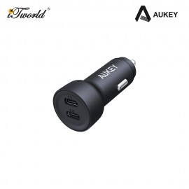 Aukey Enduro Dual 65W Dual USB C Power Delivery Car Charger CC-Y23 689323787234