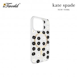 KATE SPADE New York Protective Hardshell for Magsafe iPhone 15 Pro 6.1" - Daisy Chain 840171733020