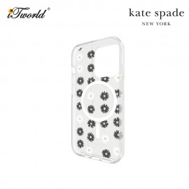 KATE SPADE New York Protective Hardshell for Magsafe iPhone 15 Pro 6.1" - Daisy Chain 840171733020