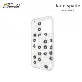 KATE SPADE New York Protective Hardshell for Magsafe iPhone 15 Pro Max 6.7" - Daisy Chain 840171733686