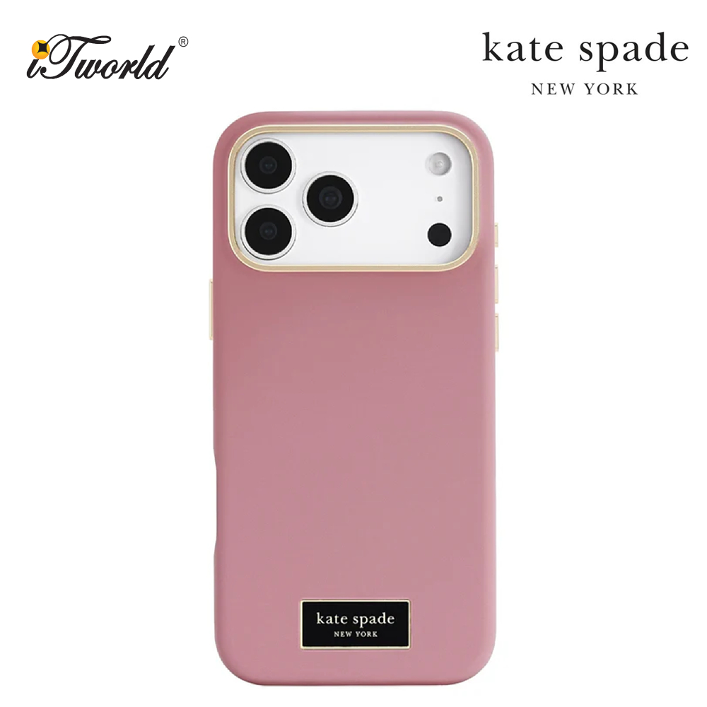 Kate Spade Silicone Icon Dusk Rose MagSafe - iPhone 17 Pro Max