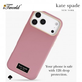 Kate Spade Silicone Icon Dusk Rose MagSafe - iPhone 17 Pro Max