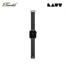 LAUT Novi Lux Watch Band 41/40mm (Series SE/8/7/6/5/4) - Midnight Black 4895206933834