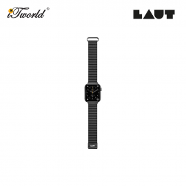 LAUT Novi Lux Watch Band 49/45/44/42mm (Series SE/Ultra/8/7/6/5/4) - Midnight Black 4895206933872