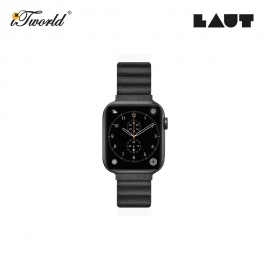 LAUT Novi Lux Watch Band 49/45/44/42mm (Series SE/Ultra/8/7/6/5/4) - Midnight Black 4895206933872