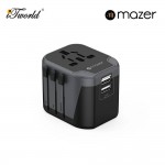 Mazer IFTravel120 Infinite 2 USB-A World Travel Charger - Grey 8881304544108