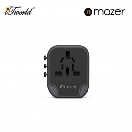 Mazer IFTravel120 Infinite 2 USB-A World Travel Charger - Grey 8881304544108