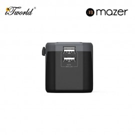 Mazer IFTravel120 Infinite 2 USB-A World Travel Charger - Grey 8881304544108