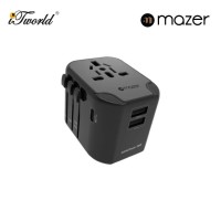 Mazer IFTravel120PD Infinite PD20W 1C2A World Travel Charger - BlackGrey 8881304544627