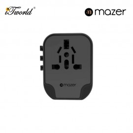 Mazer IFTravel120PD Infinite PD20W 1C2A World Travel Charger - BlackGrey 8881304544627