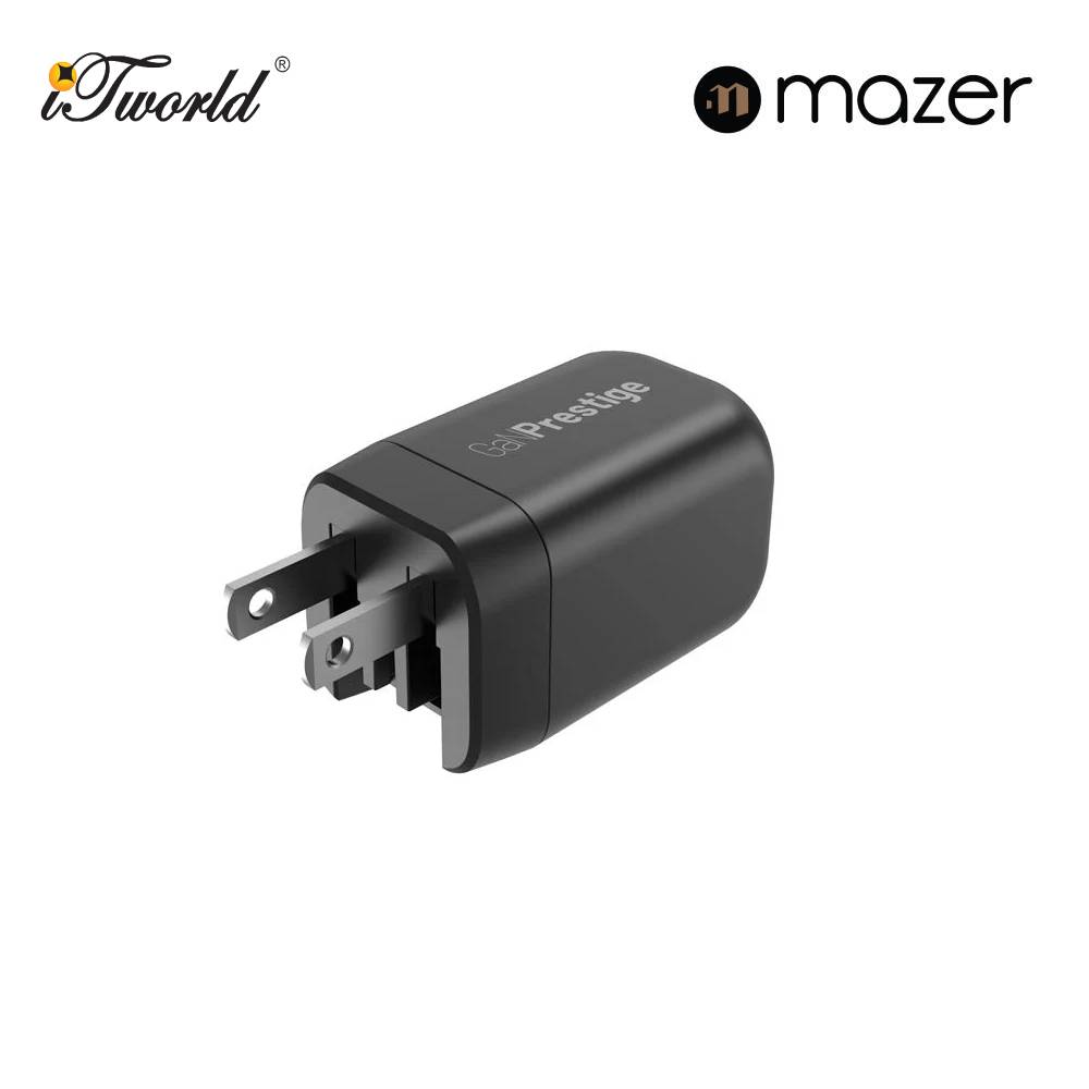 Mazer GaNPrestige V5 PD35W 1C1A Travel Adapter - Black 8881304544702