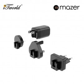 Mazer GaNPrestige V5 PD35W 1C1A Travel Adapter - Black 8881304544702