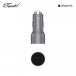 Mophie Car Charger USB-C & USB-A 37W - Space Grey 840056174597