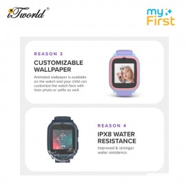 myFirst Fone S3 4G Kids Smart Watch - Cotton Candy Mix 0850031616448