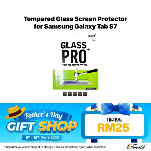 Tempered Glass Screen Protector for Samsung Galaxy Tab S7 