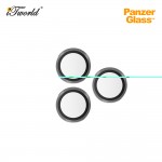 PanzerGlass Camera Lens Protector Hoop Optic Rings iPhone 15 Pro/15 Pro Max - Black 5711724011399