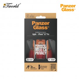 PanzerGlass iPhone 15 Pro 6.1" Ultra-Wide Fit Screen Protector, Privacy 5711724128103