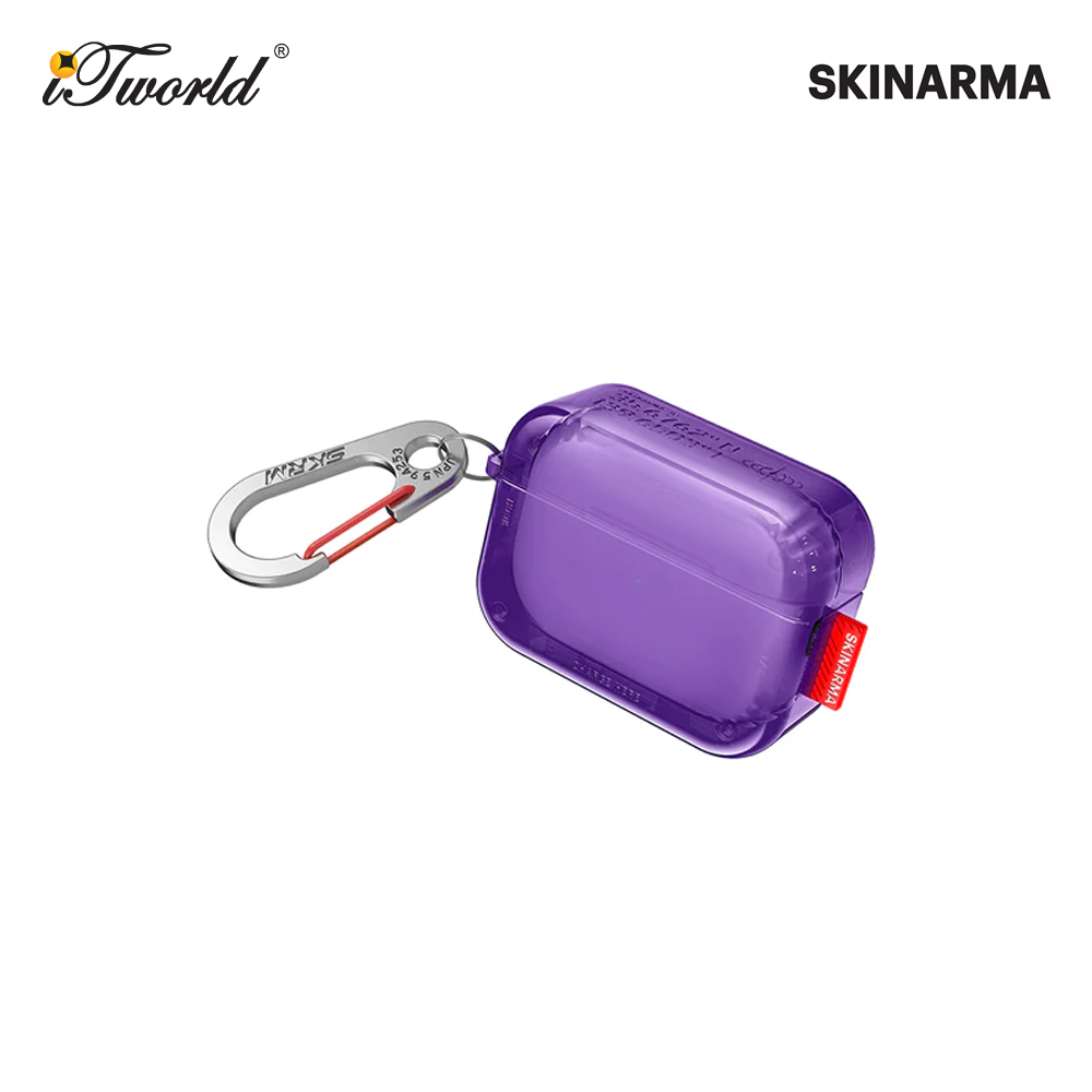 SKINARMA Saido AirPods Pro 2 case - Purple 8886461243246