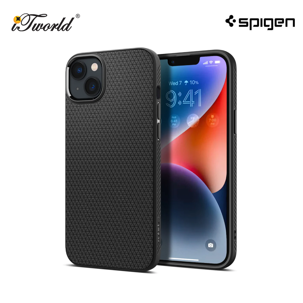 Spigen Liquid Air Case for iPhone 14 6.1" - Matte Black