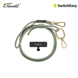 SwitchEasy STRAP + STRAP Card Lanyard 6mm - Sage Green 4895241114847