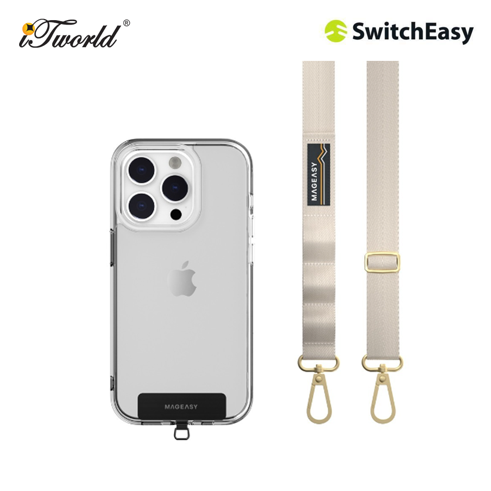 SwitchEasy STRAP + STRAP Card Lanyard 20mm - Starlight 4895241114915